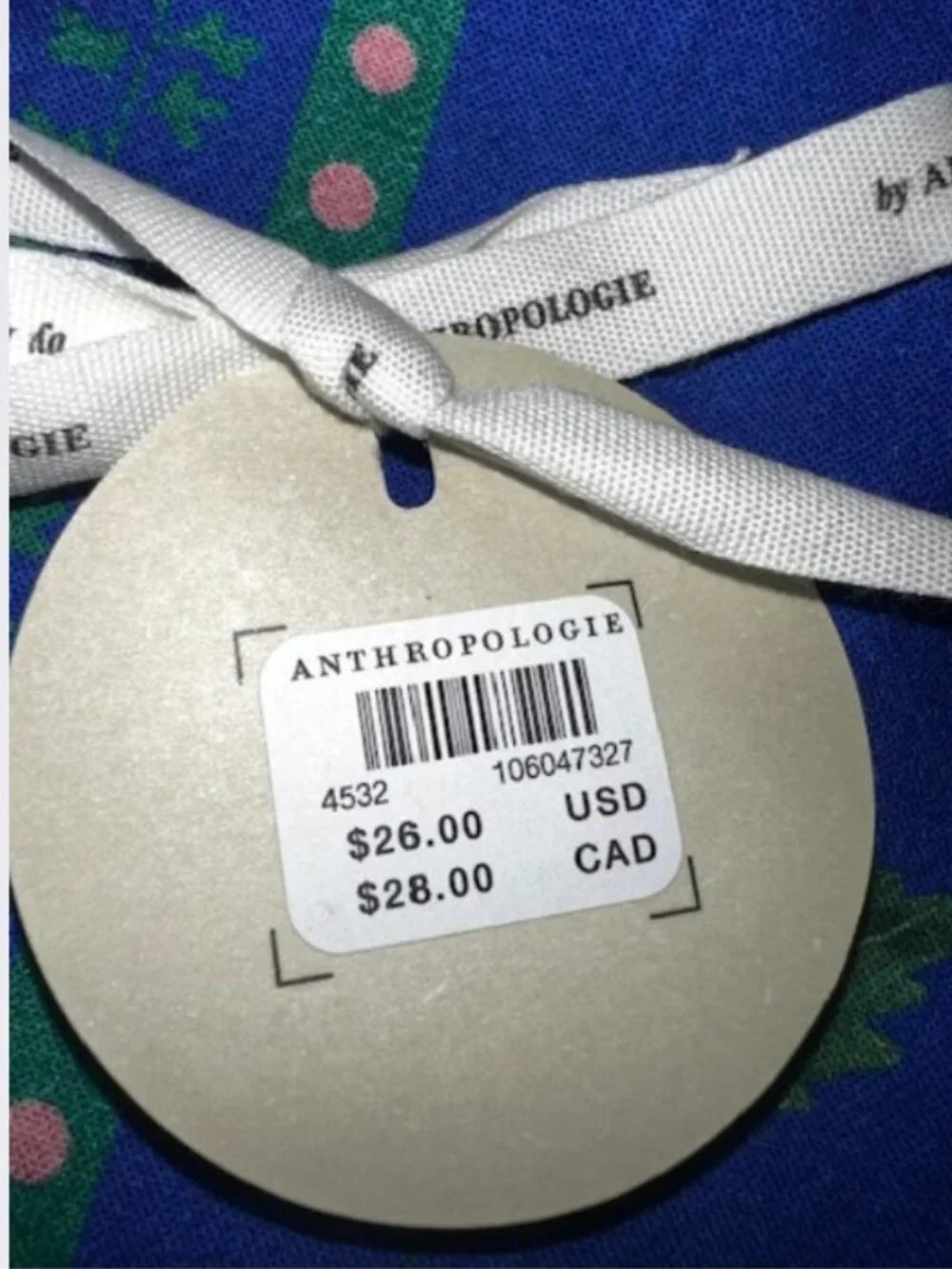 Anthropologie Meilie Napkins in Sapphire, Set of 2, NWT